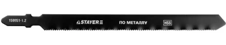 Полотна STAYER &quot;PROFI&quot;, T318A, для эл/лобзика, HSS, по металлу (1-3мм), EU-хвост., шаг 1,2мм, 106мм, 2шт 159951-1.2_z01 купить в Екатеринбурге