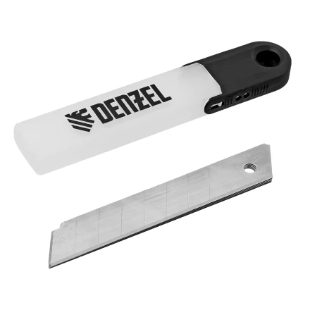 Лезвия, 18 мм, нерж. сталь 440, 0,5 мм, 5 штук// Denzel 79307 купить в Екатеринбурге