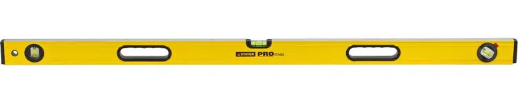 Уровень STAYER "PROFI" PROSTABIL профессион коробчатый, усилен, 2 фрезер поверх, 3 ампулы (1 поворотная), ручки, 120 см 3471-120_z01 купить в Екатеринбурге