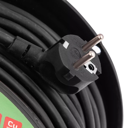 Удлинитель силовой на кабельной катушке, ПВС, 50 м, 4 розетки с крышкой, IP44, 16А, УХз16, Россия Сибртех 96048 купить в Екатеринбурге