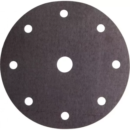 Круг шлифовальный URAGAN &quot;Универсальный водостойкий с покрытием стеарата цинка&quot; на липучке, 9 отв., P320, 150мм, 50шт 907-44114-320-50 купить в Екатеринбурге