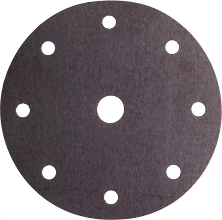 Круг шлифовальный URAGAN &quot;Универсальный водостойкий с покрытием стеарата цинка&quot; на липучке, 9 отв., P320, 150мм, 50шт 907-44114-320-50 купить в Екатеринбурге