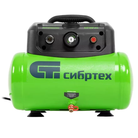 Компрессор воздушный безмаслянный BL 1100/6 1100Вт, ресивер 6 литров, 180 л/мин// Сибртех 58059 купить в Екатеринбурге