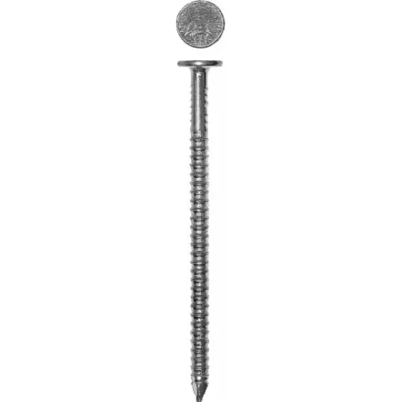 Гвозди ЗУБР ершенные оцинкованные с плоской головкой по дереву, 4,2х90мм, ТФ6, 10шт 4-305206-42-090 купить в Екатеринбурге