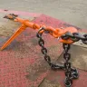 Стяжки цепные для крепления грузов с крюками  р-н 8 тонн L=5 метра купить в Екатеринбурге