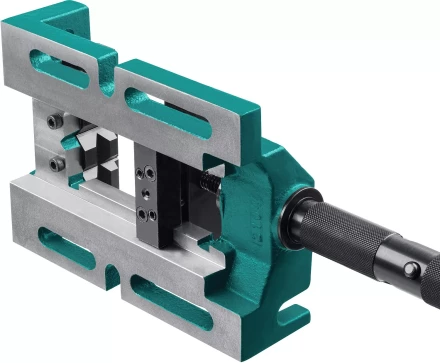 Тиски KRAFTOOL станочные трехсторонние 32716-100 купить в Екатеринбурге