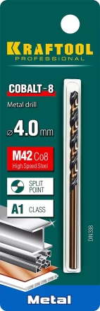 Сверла по металлу HSS-Co Оберон 29656-4 купить в Екатеринбурге