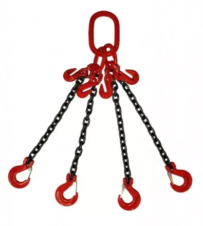 Строп цепной TOR 4СЦ г/п 6,7 т 4,0 м с укорачивающими крюками 1014582 купить в Екатеринбурге