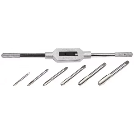 Набор ЗУБР &quot;МАСТЕР&quot; с металлореж. инструментом, метчики однопроходные М4-М12, метчикодержатель - на карточке, 7предметов 28126-H7 купить в Екатеринбурге