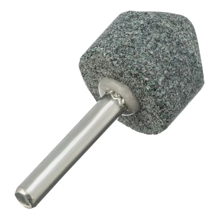 Шарошка абразивная, конус, для дрели, 25 x 25 мм, хвостовик d6 мм, 63С Denzel 76021 купить в Екатеринбурге