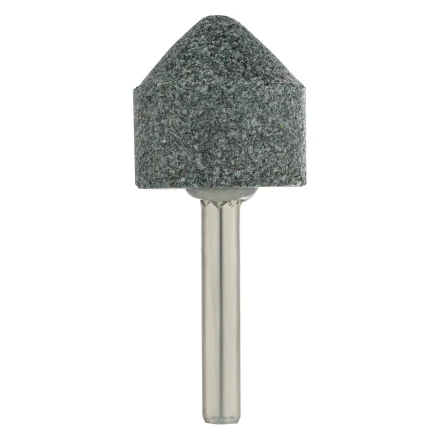 Шарошка абразивная, конус, для дрели, 25 x 25 мм, хвостовик d6 мм, 63С Denzel 76021 купить в Екатеринбурге