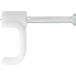 Скобы электроустановочные, 8 мм, прямоугольный профиль, 50 шт  СИБРТЕХ 47536