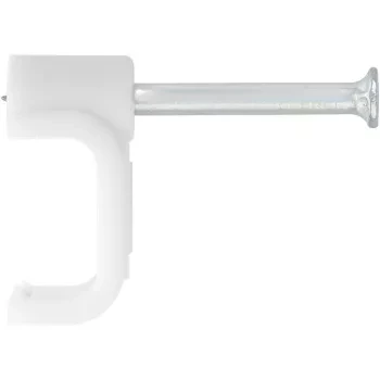 Скобы электроустановочные, 8 мм, прямоугольный профиль, 50 шт  СИБРТЕХ 47536 купить в Екатеринбурге