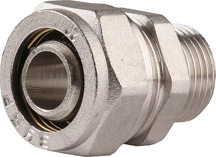 Соединитель ЗУБР с наружной резьбой, цанга-штуцер, 3/4&quot;х20х2,0 мм, никель 51401-20-3/4 купить в Екатеринбурге
