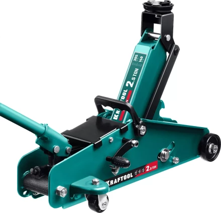 Домкраты KRAFTOOL подкатные гидравлические, алюминиевый корпус 43457-2.5 купить в Екатеринбурге