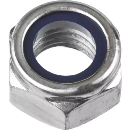 Гайка ЗУБР &quot;МАСТЕР&quot; DIN 985 самостопорящаяся, с нейлоновым кольцом, класс прочности 8, оцинкованная, M20, 5кг 303580-20 купить в Екатеринбурге