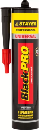 Герметик STAYER &quot;MASTER&quot; универсальный, силиконовый, прозрачный, 260мл 41213-2_z01 купить в Екатеринбурге