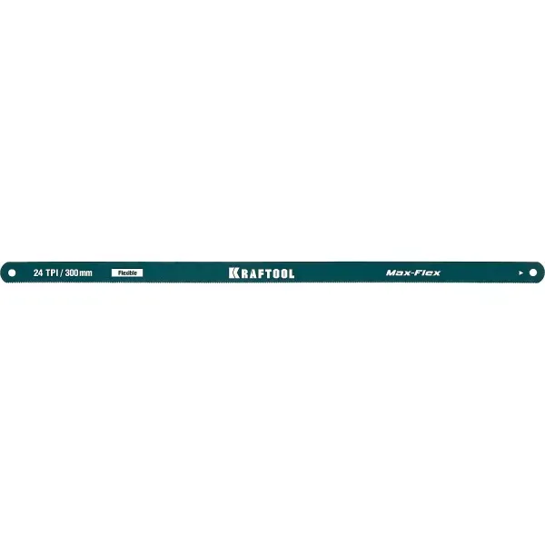 Полотно гибкое Max Flex, KRAFTOOL 15941-24-S2, безопасное, с волнообразной разводкой, 24 TPI, 2шт, 300мм 15941-24-S2 купить в Екатеринбурге