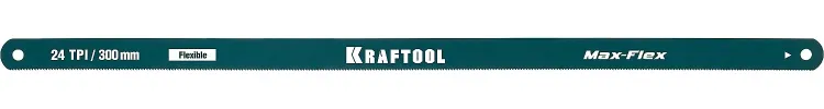 Полотно гибкое Max Flex, KRAFTOOL 15941-24-S2, безопасное, с волнообразной разводкой, 24 TPI, 2шт, 300мм 15941-24-S2 купить в Екатеринбурге