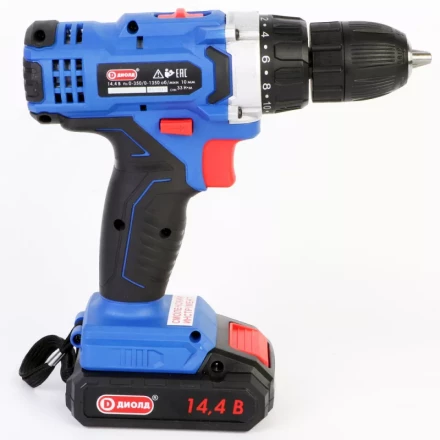 Аккумуляторная дрель-шуруповерт Диолд ДЭА-14ЛИ-07 купить в Екатеринбурге