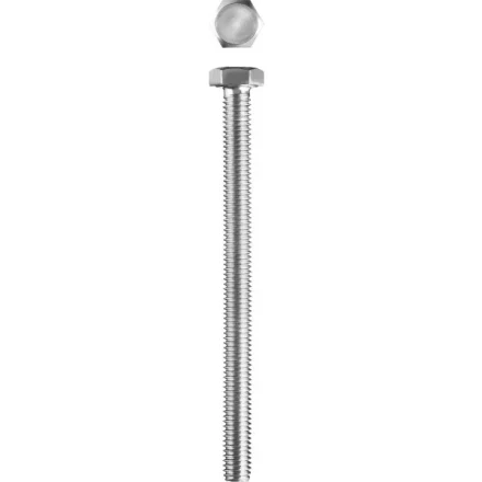 Болт ЗУБР &quot;МАСТЕР&quot; с шестигранной головкой, ГОСТ 7798-70, класс прочности 5.8, оцинкованный, M6x70мм, 5кг 303080-06-070 купить в Екатеринбурге