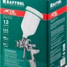Краскопульт пневматический KRAFTOOL "PRO" Jeta 4000, HVLP, c верхним бачком, 1,3мм 06555-1.3 купить в Екатеринбурге