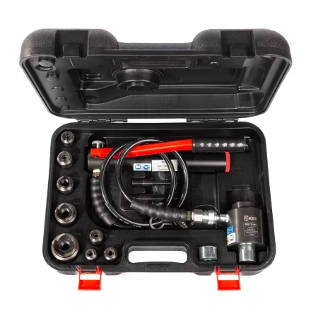 Пресс гидравлический помповый КВТ ПГПО-115 для пробивки отверстий в стальных листах (88211) купить в Екатеринбурге