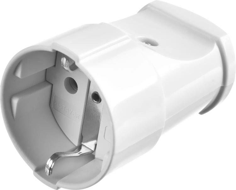 Розетка MAXElectro электрическая, 16А/220В, с заземлением, белая, STAYER 55180-W купить в Екатеринбурге