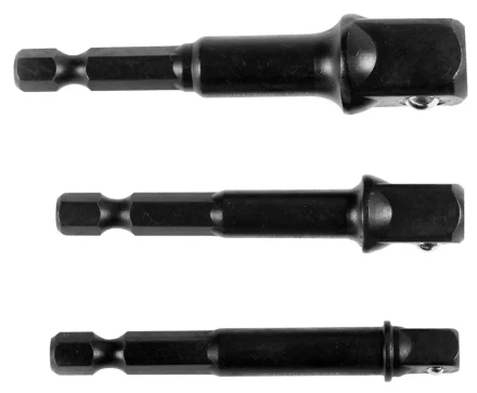 Набор адаптеров KRAFTOOL &quot;EXPERT&quot; для торцовых головок 1/4&quot;, 1/2&quot;, 3/8&quot;, 65 мм, 3 предмета 26775-H3 купить в Екатеринбурге