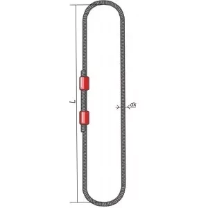 Строп канатный кольцевой СКК 25 т L=2.5 м  опрессовка купить в Екатеринбурге