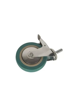 Колесо аппаратное поворотное SCtgb 55 125 мм с болтом и тормозом (N) 1043000 купить в Екатеринбурге