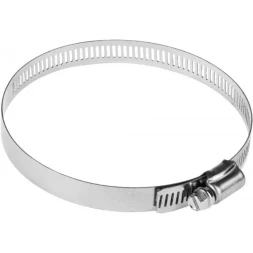 Хомуты ЗУБР "ЭКСПЕРТ", нерж. сталь, просечная лента 12 мм, 91-114 мм, 2 шт 37815-091-114-2