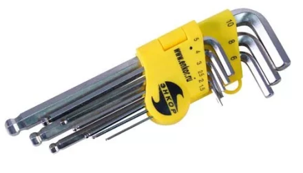 Набор шестигранников с шаром 9 штук блистер Энкор 20895 купить в Екатеринбурге