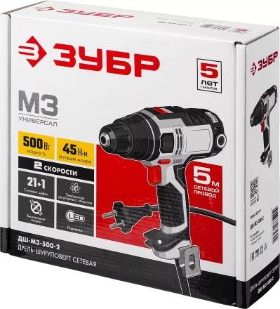 Дрель-шуруповерт сетевая ДШ-М3-500-2 серия МАСТЕР купить в Екатеринбурге