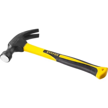 Молоток-гвоздодер &quot;Fiberglass&quot; с фиберглассовой рукояткой, 560 г, STAYER Professional 2026-560_z01 купить в Екатеринбурге
