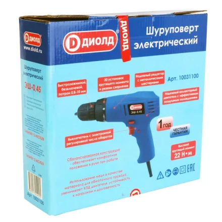 Электрический шуруповерт Диолд ЭШ-0,45 купить в Екатеринбурге