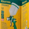 Краскопульт пневматический KRAFTOOL AirKraft, HVLP, с верхним бачком, 1,7мм 06522-1.7 купить в Екатеринбурге