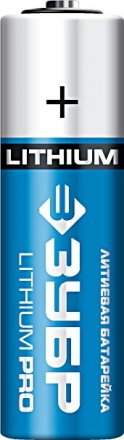 Батарейка ЗУБР &quot;Lithium PRO&quot;, литиевая Li-FeS2, &quot;AA&quot;, 1,5 В, 2шт 59202-2C купить в Екатеринбурге