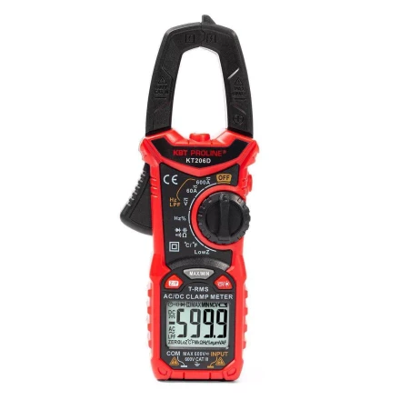 Токоизмерительные клещи КВТ KT 206D с True RMS (80753) купить в Екатеринбурге