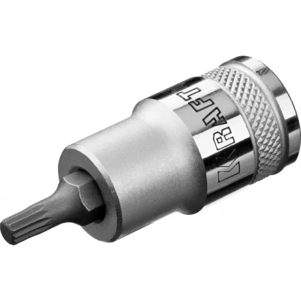 Торцовая бита-головка KRAFTOOL &quot;INDUSTRIE QUALITAT&quot;, материал S2, SPLINE, сатинированная, 1/2&quot;, M5 27911-05_z01 купить в Екатеринбурге
