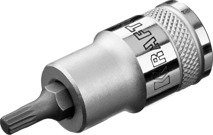 Торцовая бита-головка KRAFTOOL &quot;INDUSTRIE QUALITAT&quot;, материал S2, SPLINE, сатинированная, 1/2&quot;, M5 27911-05_z01 купить в Екатеринбурге