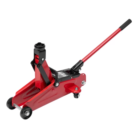 Домкрат гидравлический подкатной, 2 т, 140-340 мм, в пласт. кейсе// MTX 51081 купить в Екатеринбурге