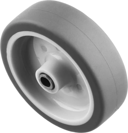 ЗУБР d 75 мм, г/п 60 кг, резина/полипропилен, термопластичное колесо, Профессионал (30946-75) купить в Екатеринбурге