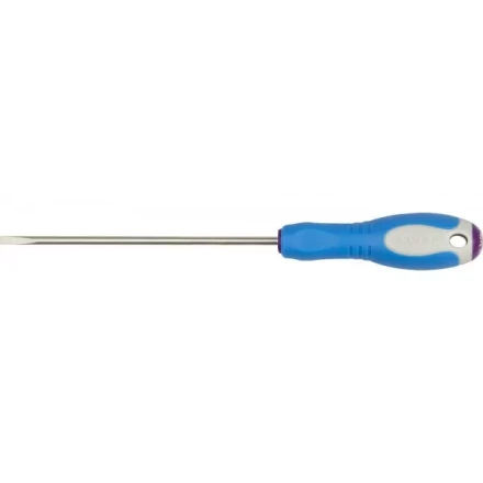 Отвертка ЗУБР, Cr-V сталь, трехкомпонентная рукоятка, цветовая индикация типа шлица, SL, 3,0x100мм 25251-3.0-100 купить в Екатеринбурге