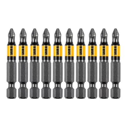 Бита PH2х50, сталь S2, цилиндр., 10 шт. Е 6,3 Denzel 11641 купить в Екатеринбурге