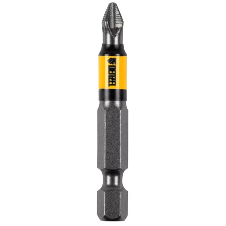 Бита PH2х50, сталь S2, цилиндр., 10 шт. Е 6,3 Denzel 11641 купить в Екатеринбурге