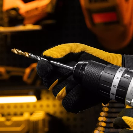 Сверло спиральное по металлу Denzel 7,5 x 109 мм, Р6М5, Golden Tip, 718238 купить в Екатеринбурге