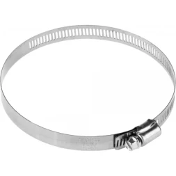 Хомуты ЗУБР "ЭКСПЕРТ", нерж. сталь, просечная лента 12 мм, 105-127 мм, 2 шт 37815-105-127-2