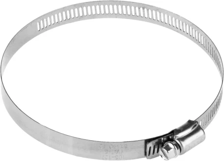 Хомуты ЗУБР &quot;ЭКСПЕРТ&quot;, нерж. сталь, просечная лента 12 мм, 105-127 мм, 2 шт 37815-105-127-2 купить в Екатеринбурге