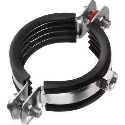 Хомут трубный с гайкой, оцинкованный, 1 1/2&quot;, 8шт, ЗУБР Мастер 37850-47-52 37850-47-52